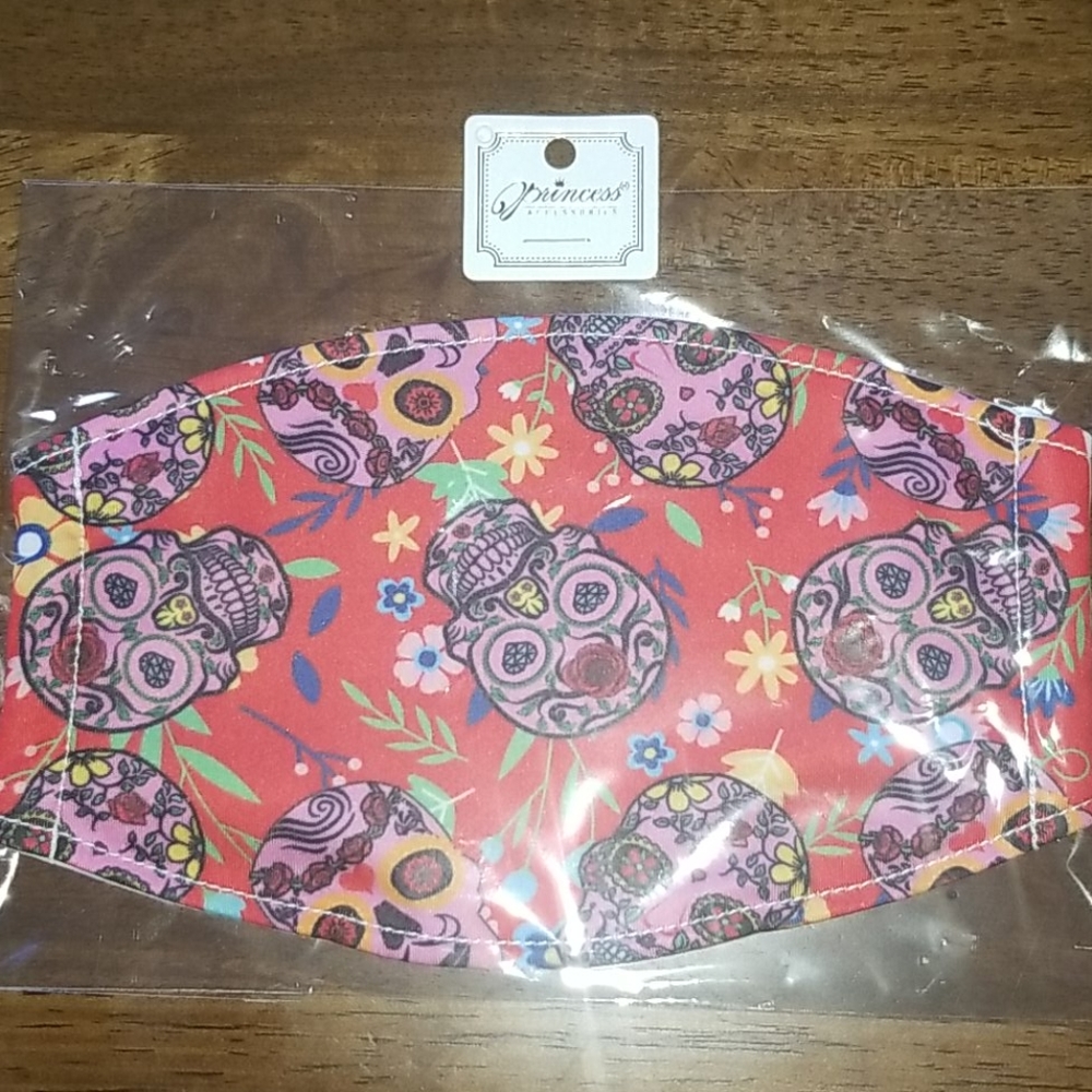 Sugarskull adult face mask